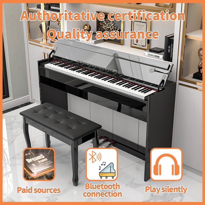 LeGemCharr price piano upright piano keyboard digital 88 keys digital piano china