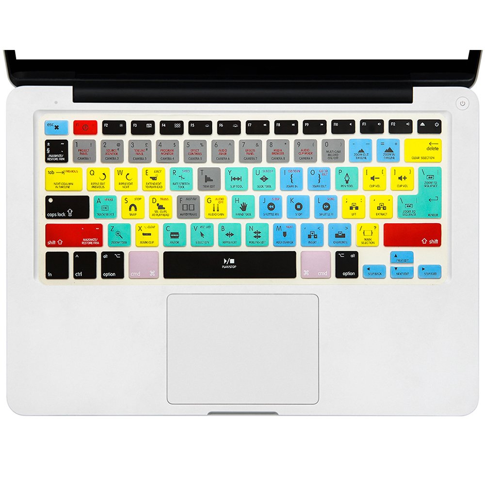 BSCI Factory PS Serato DJ VIM Function Hotkey Shortcut keyboard cover Silicone skin for macbook pro 13 15 17 keyboard skin