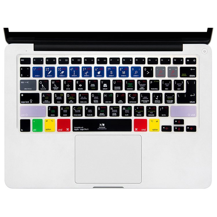 BSCI Factory PS Serato DJ VIM Function Hotkey Shortcut keyboard cover Silicone skin for macbook pro 13 15 17 keyboard skin