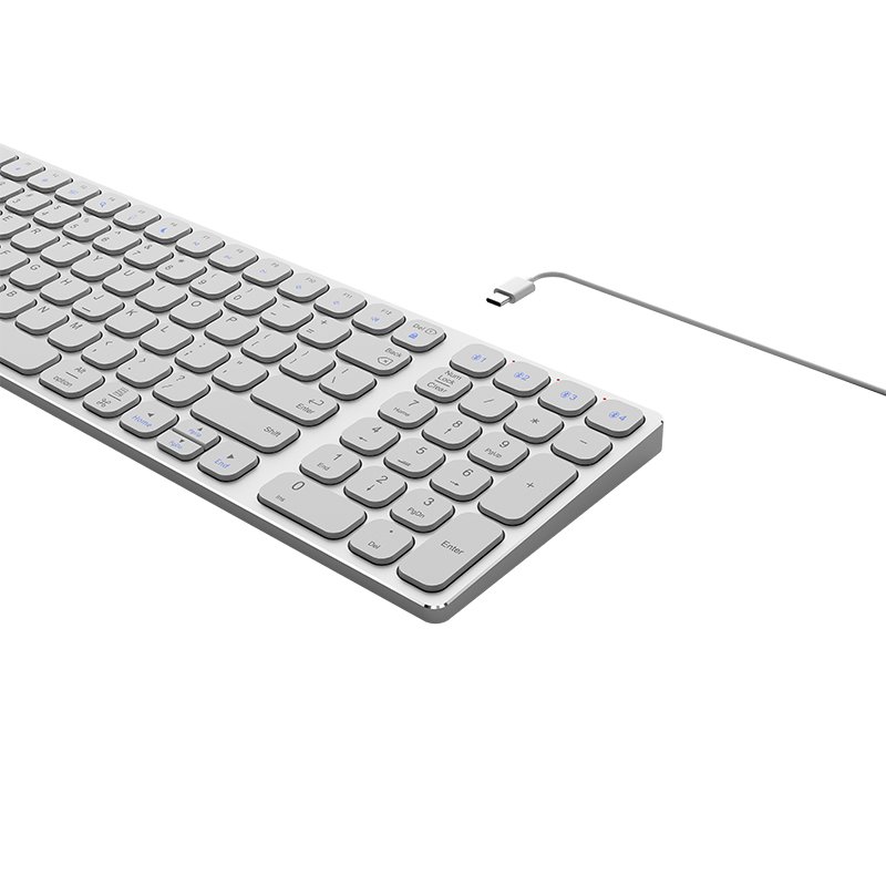 New Design Good Quality Multi-Device Compatibility Wireless Keyboard Ergonomic Design With Quick-Switch Buttons