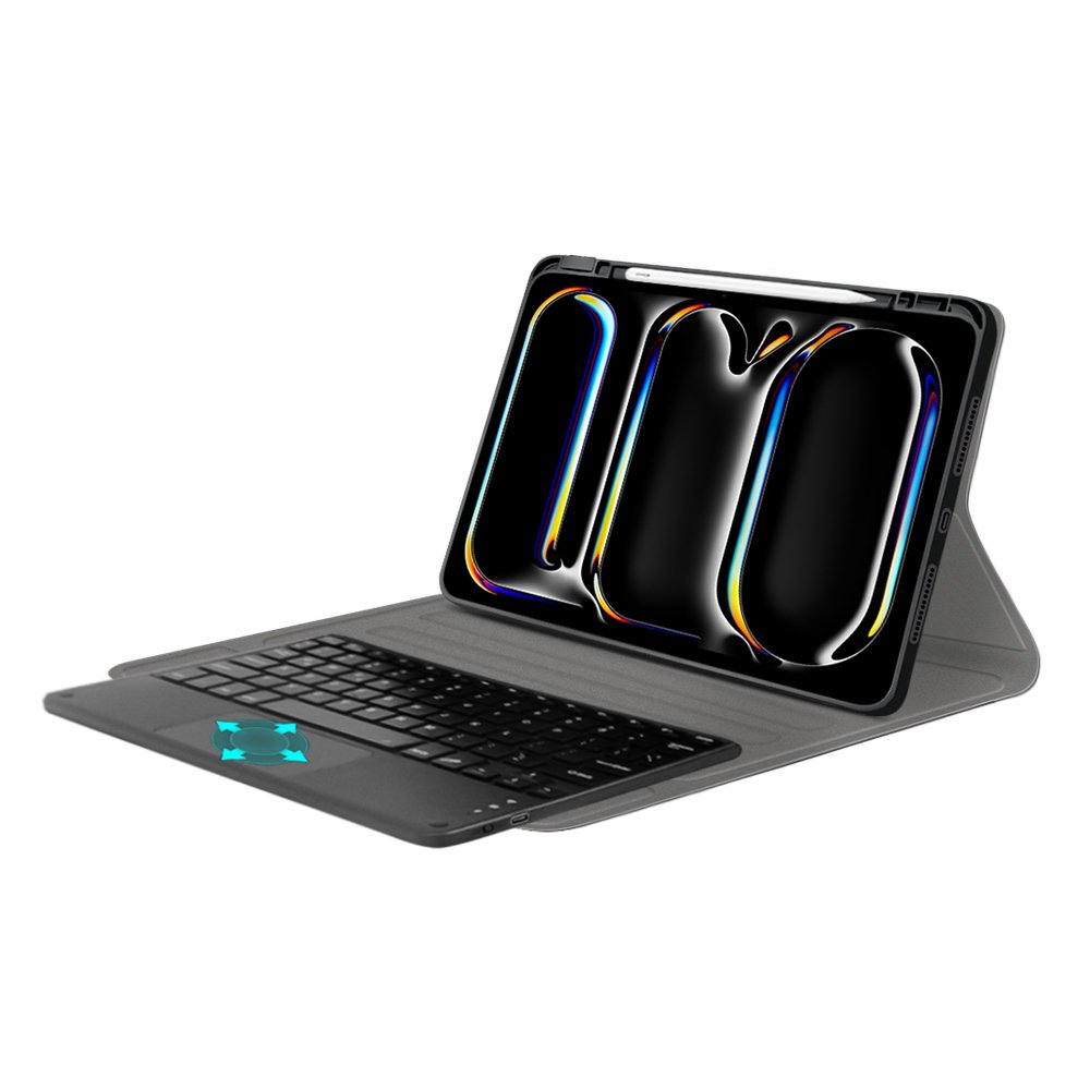wireless keyboard case For iPad Pro 11 2024 touchpad keyboard cover with pencil holder factory wholesales