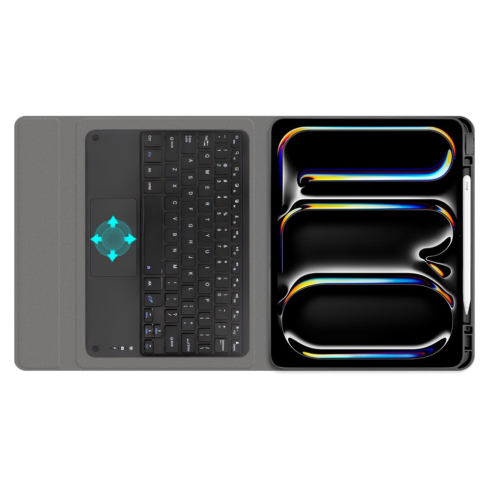 wireless keyboard case For iPad Pro 11 2024 touchpad keyboard cover with pencil holder factory wholesales
