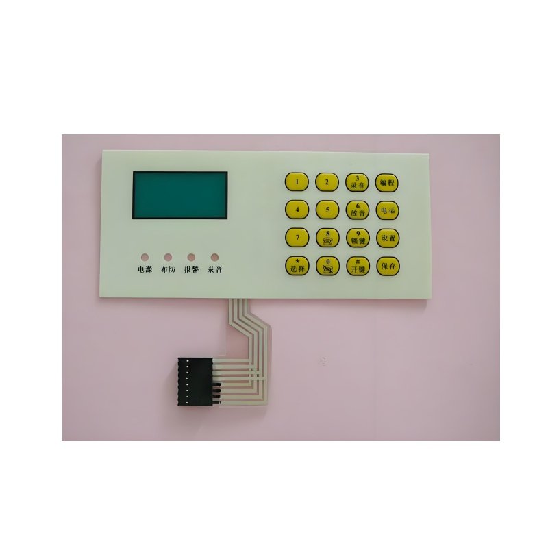 Hot Selling Product Graphic Oized Matrix Membrane Switch verlay Push Button Keypad Keyboard Custom