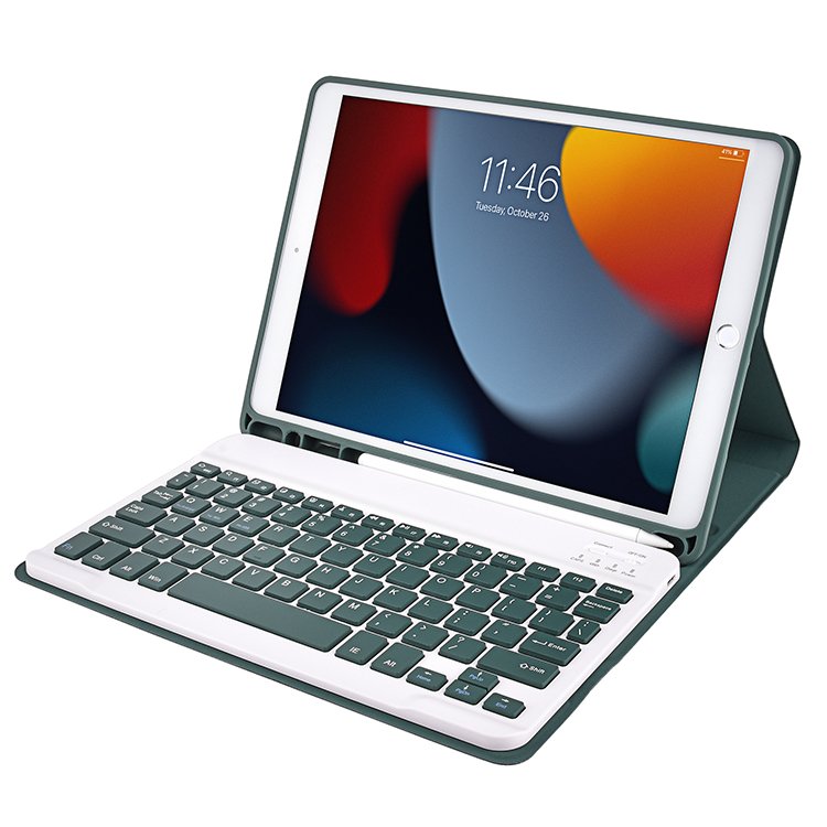 Keyboard Case For Ipad 10.2 9th Gen 2021/ 8th Gen 2020/ 7th Gen 2019 Wireless Magnetically Detachable Keyboard Case