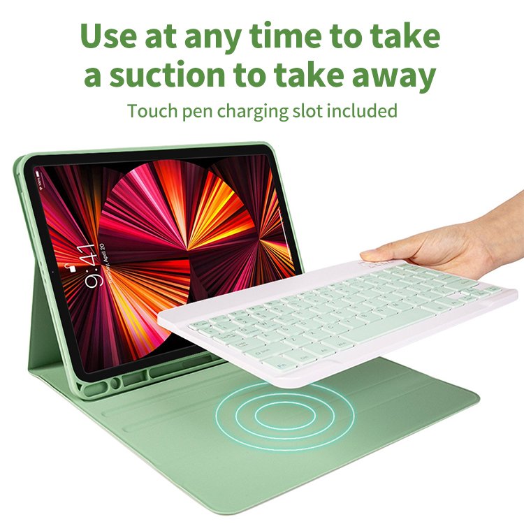 Keyboard Case For Ipad 10.2 9th Gen 2021/ 8th Gen 2020/ 7th Gen 2019 Wireless Magnetically Detachable Keyboard Case