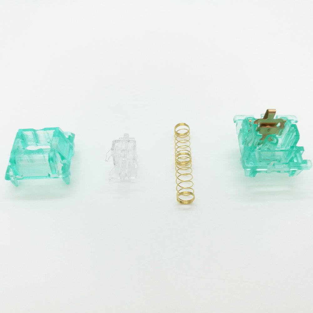 Tecsee Factory Custom Mechanical Keyboard Switch Ice Mint Full PC Housing switch for backlit mechanical keyboard switches