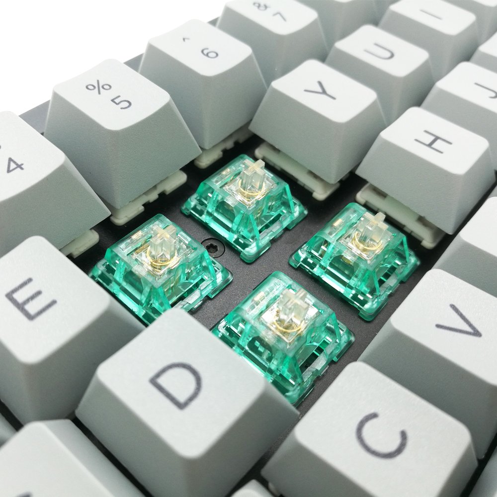 Tecsee Factory Custom Mechanical Keyboard Switch Ice Mint Full PC Housing switch for backlit mechanical keyboard switches