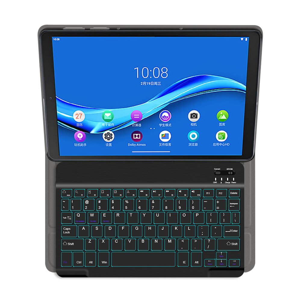 Keyboard case for Lenovo Tab M10 FHD 10.1 X605 2019 Russian Spanish French Arabic keyboard with backlit