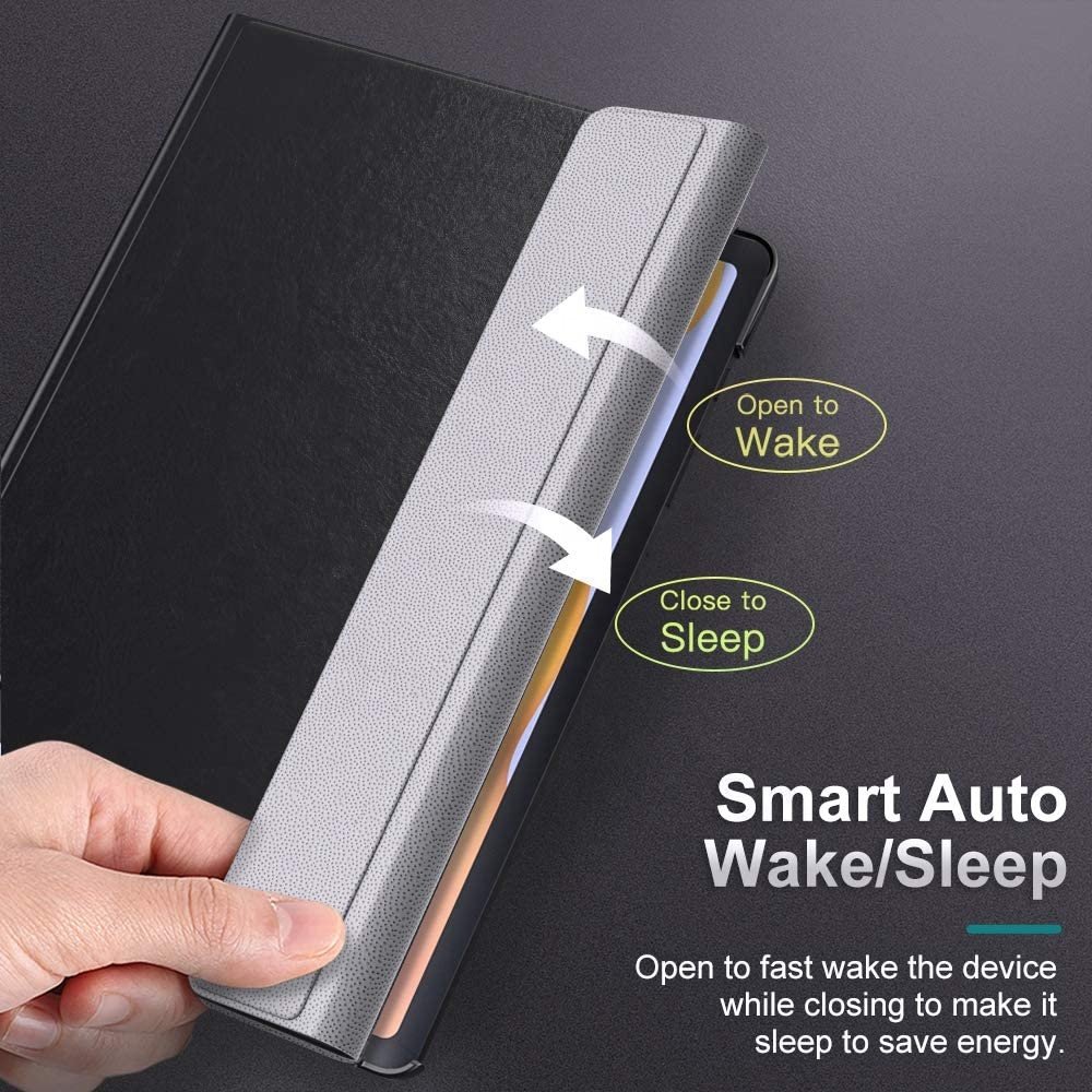 MoKo PU Leather Removable Wireless Keyboard Tablet Case for Galaxy Tab S6 Lite 10.4 2020