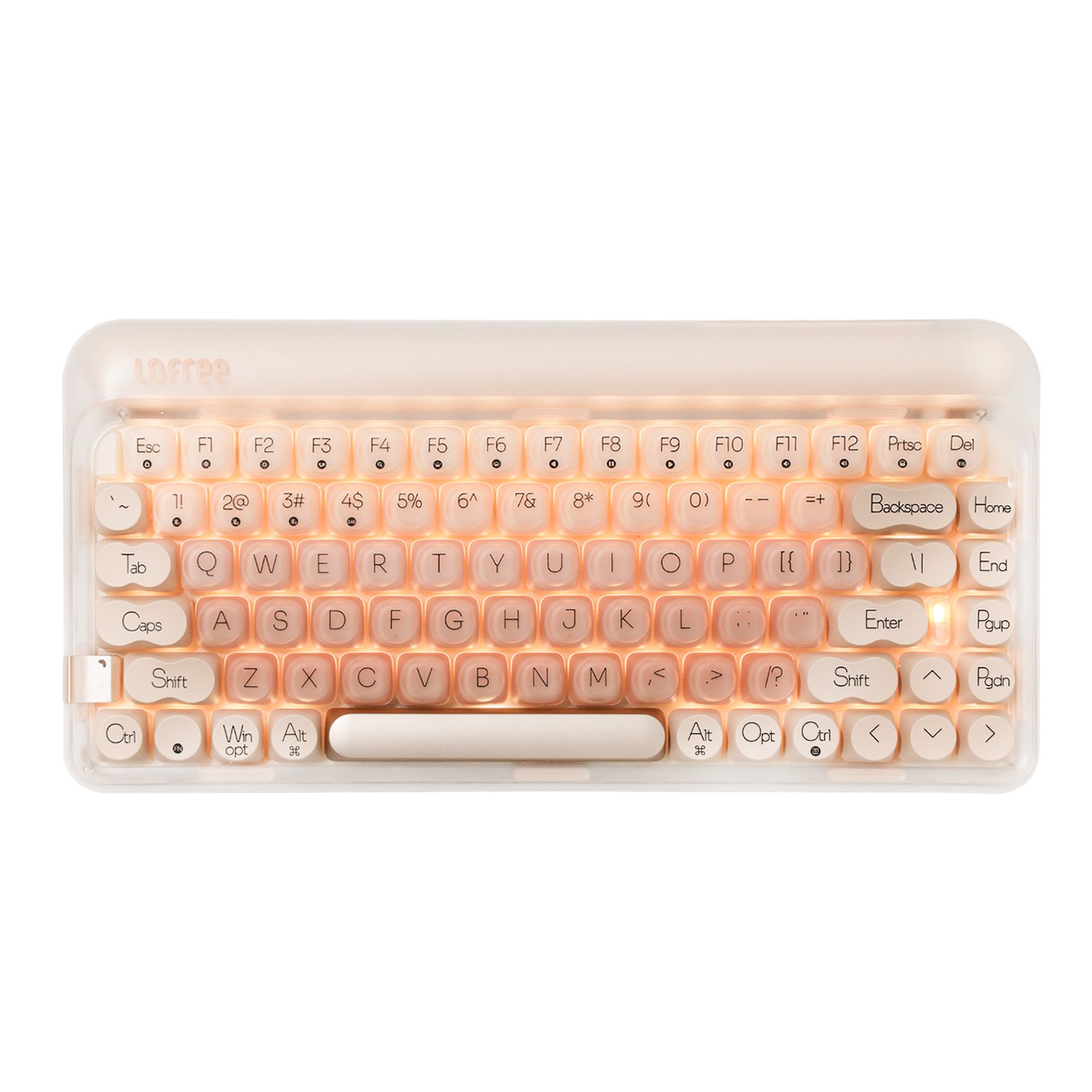 Lofree Dot Liquid Foundation 75% Gasket Mount Hot-Swappable Mechanical Keyboard mechanical keyboard iso