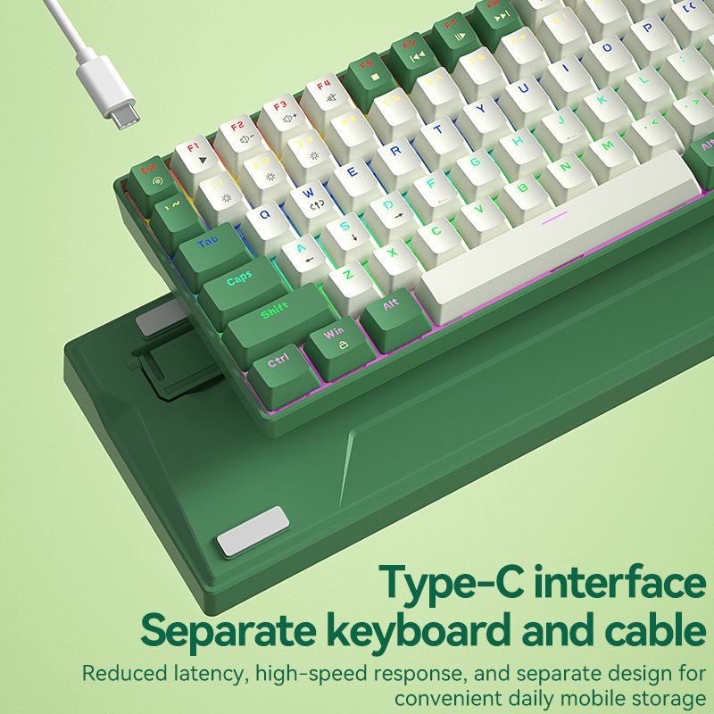 New Arrival 100 keys red switch hotswap trading wired gaming mechanical keyboard for Desktop Laptop