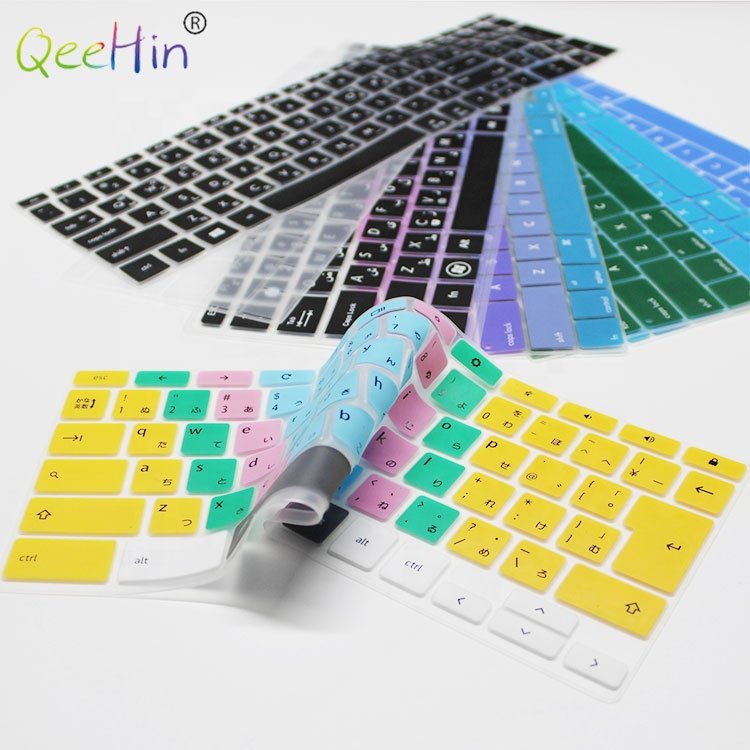Silicone keyboard OEM custom soft waterproof dust proof 16inch 14inch 11inch keyboard cover for laptop
