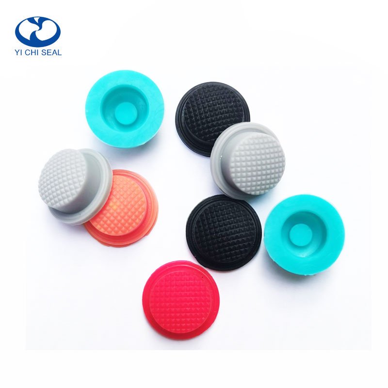 Maker Custom Made Products Single Tactile Coated Cap Pad Cover Plug Silicone Rubber Push Button switch