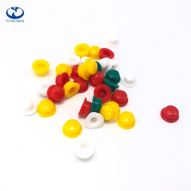 Maker Custom Made Products Single Tactile Coated Cap Pad Cover Plug Silicone Rubber Push Button switch