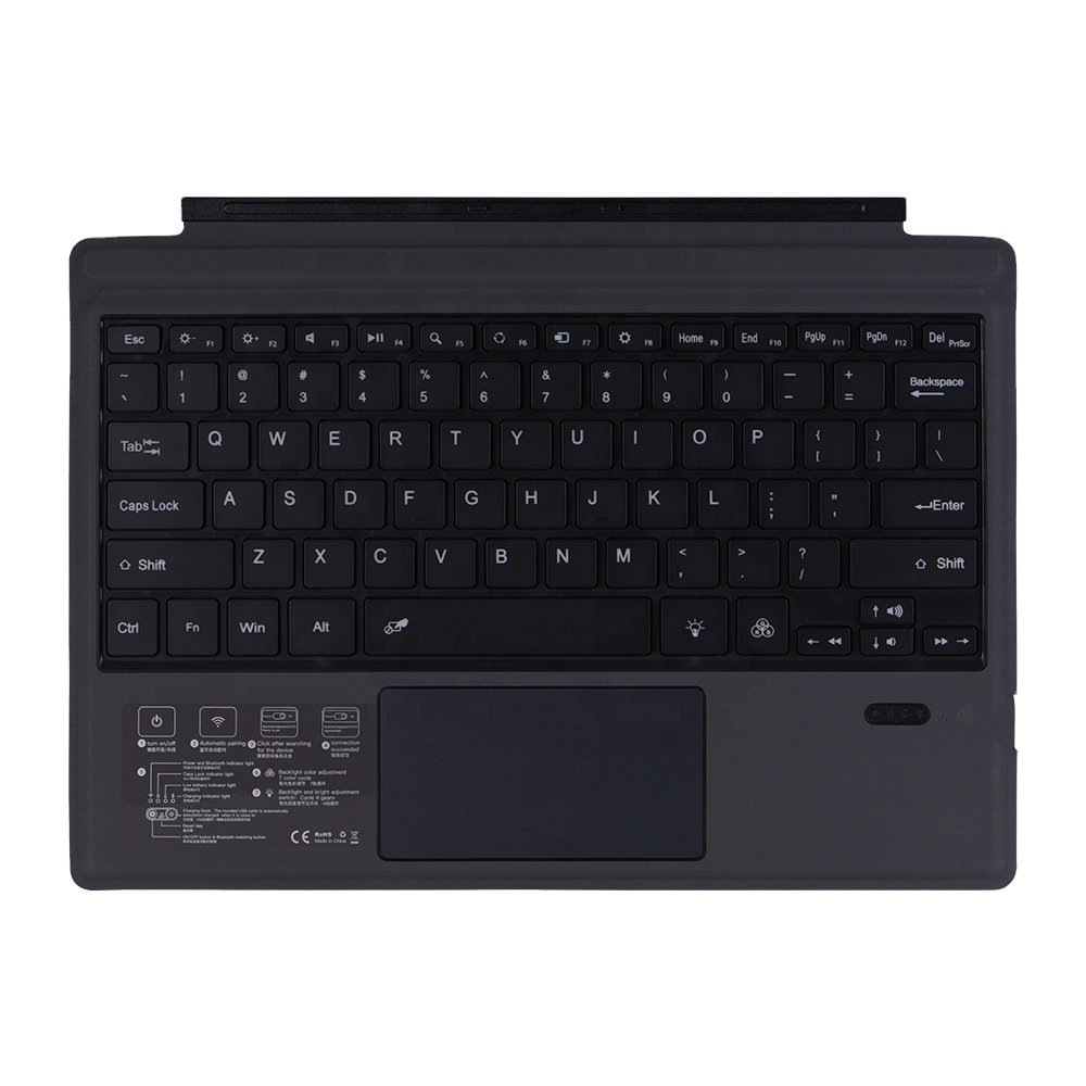 For Microsoft Surface Pro6/7/5/4/3 dedicated wireless keyboard Go2 backlight cover tablet with external magnetic sucti
