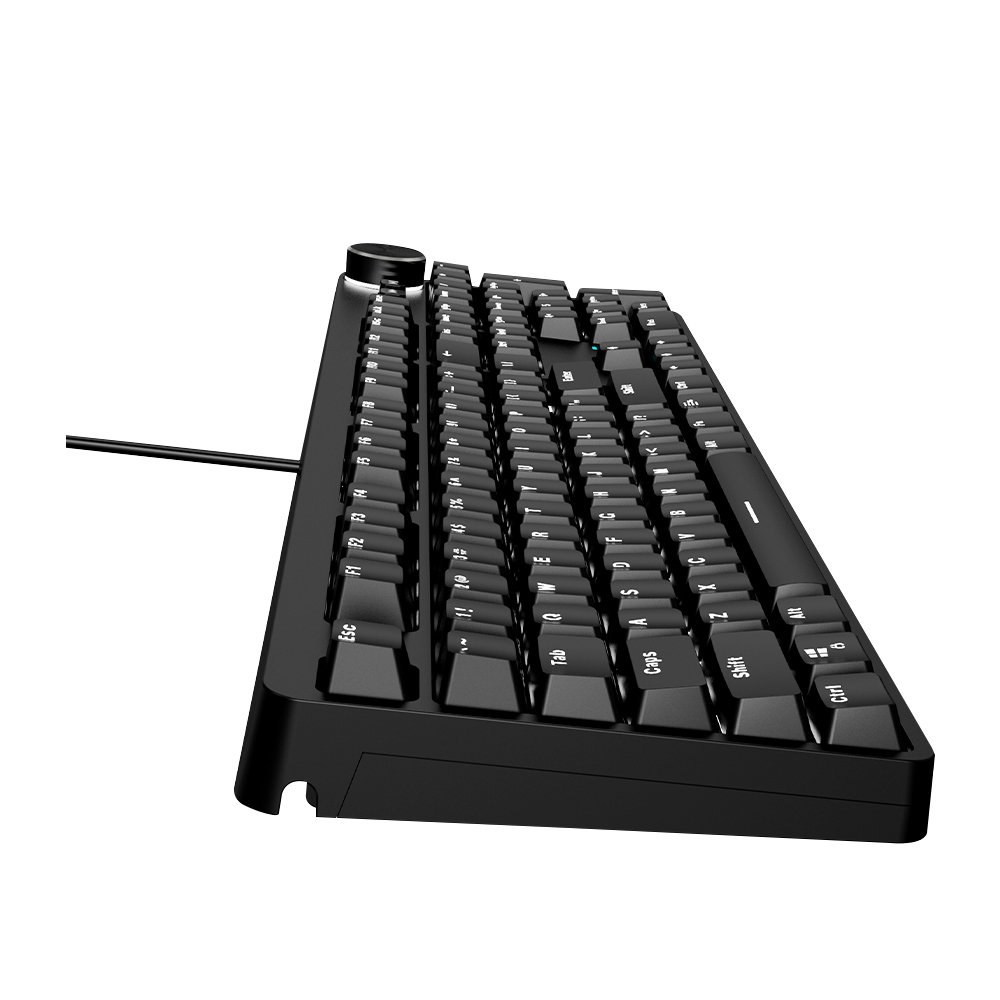 TOPSTYLE TKB-1906 Backlighting Mechanical Gaming Keyboard 104 Keys Blue Switches Backlit Keyboard for Gamer RGB Laptop Black