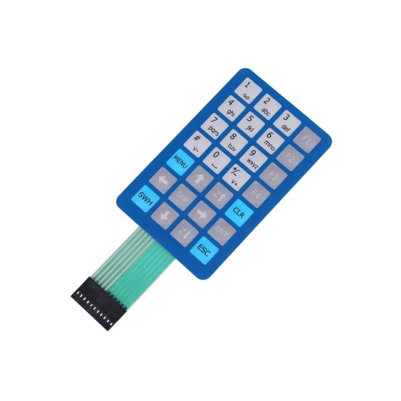 Customized Matrix Control Pedal Hot Selling LED Single Key Film Switch Keyboard Panel Factory