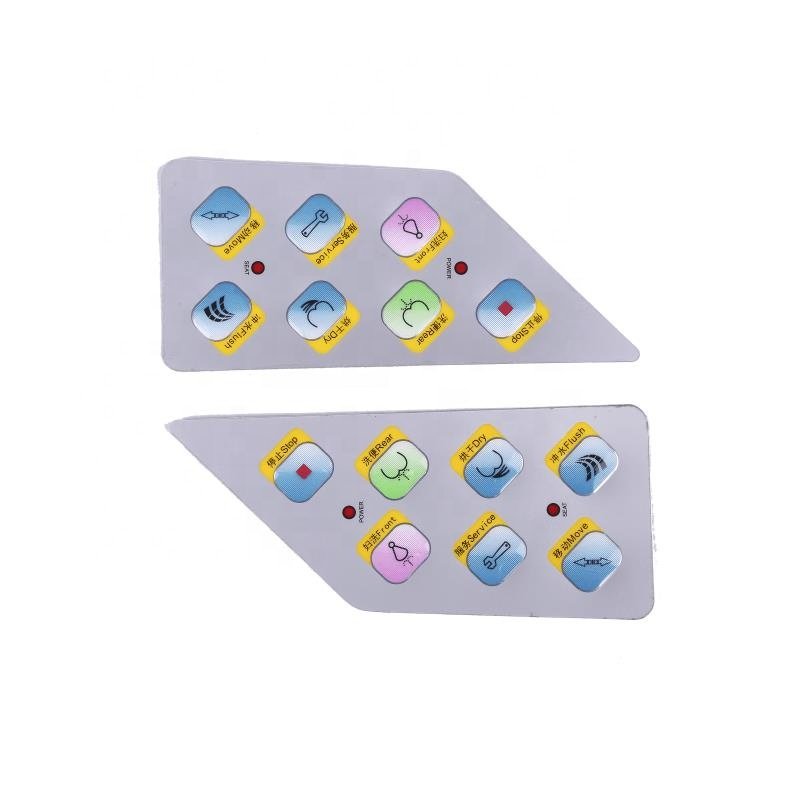 Customized Matrix Control Pedal Hot Selling LED Single Key Film Switch Keyboard Panel Factory