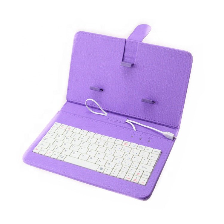 wired micro usb keyboard with protective case cover for android smart cell phones mobile phone