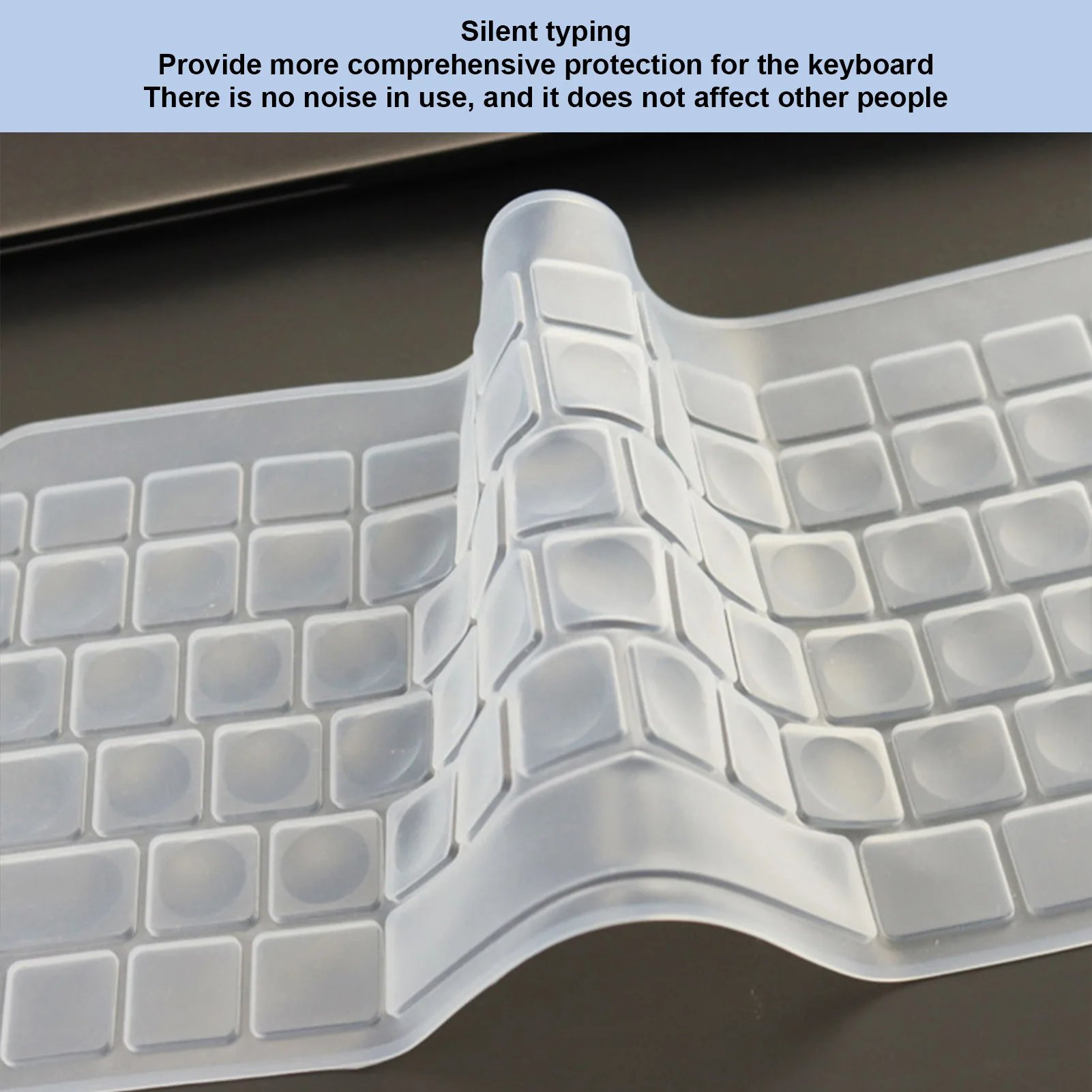 Silicone Keyboard Cover Logitech MX Keys Mini Clear Skin Protector