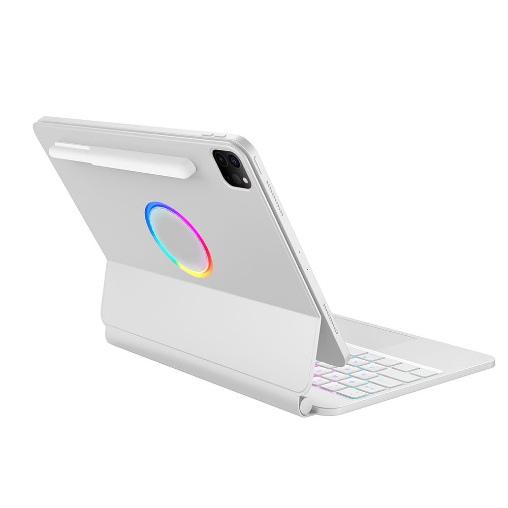 Laudtec Keyboard Case for iPad Pro 11 2024 Magic-Style Magnetic with Omni-directional Trackpad Floating Cantilever Stand