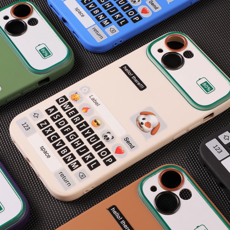 Wholesale Bingo Luxury Printed Keyboard Fall Protect Phone Cover Phone Case for iPhone 15 14 Pro Max