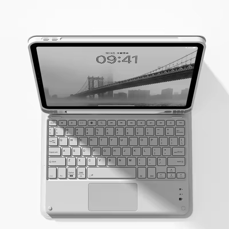 Kenke 2024 Magnetic iPad Keyboard Case for iPad Pro 12.9 Wireless iPad Keyboard Case 5 6th Gen Touch Tablet Case Cover