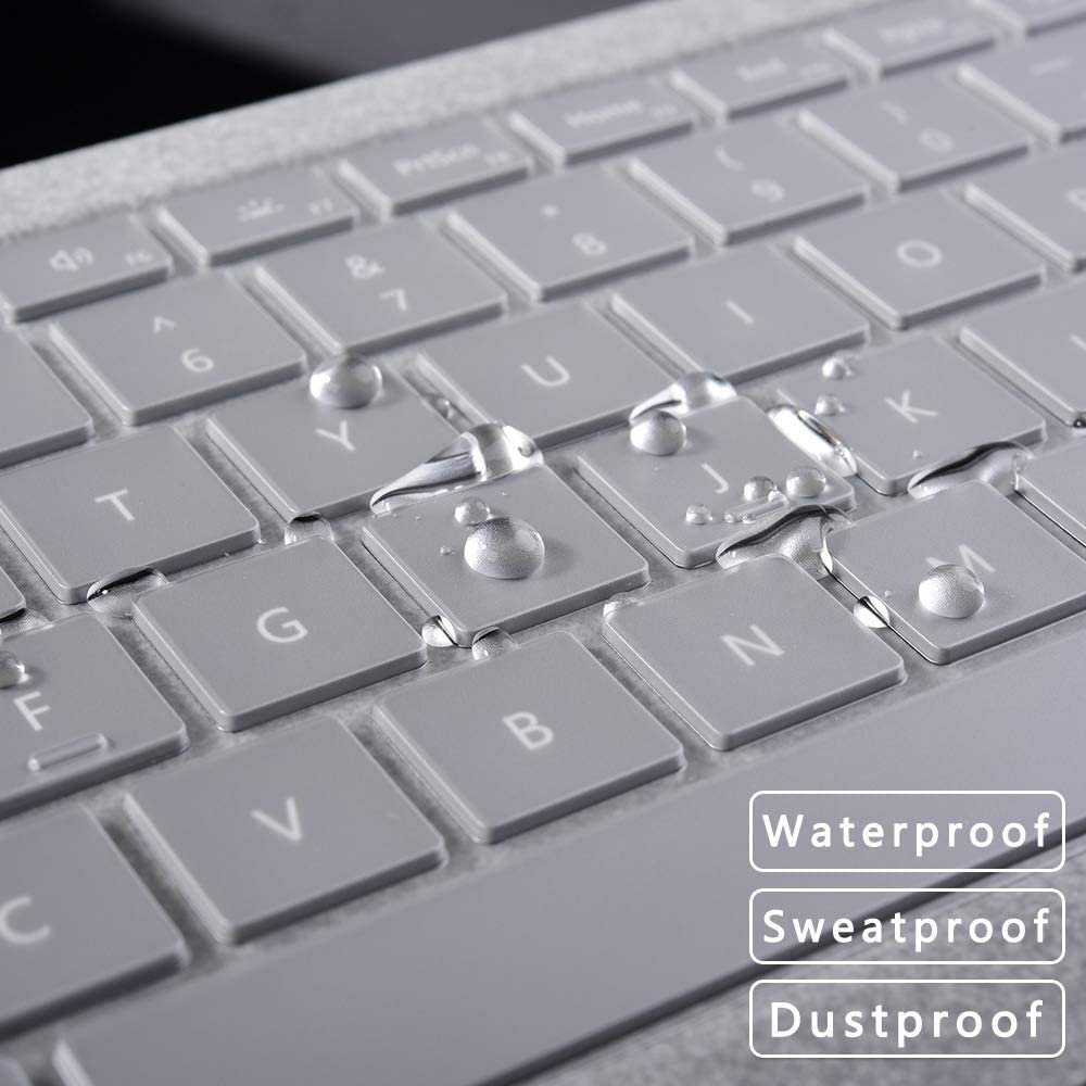 Ultra Thin Keyboard Cover Skin for Microsoft Surface Pro 7(2019) / 6(2018) / 5(2017) / 4 and Surface Book