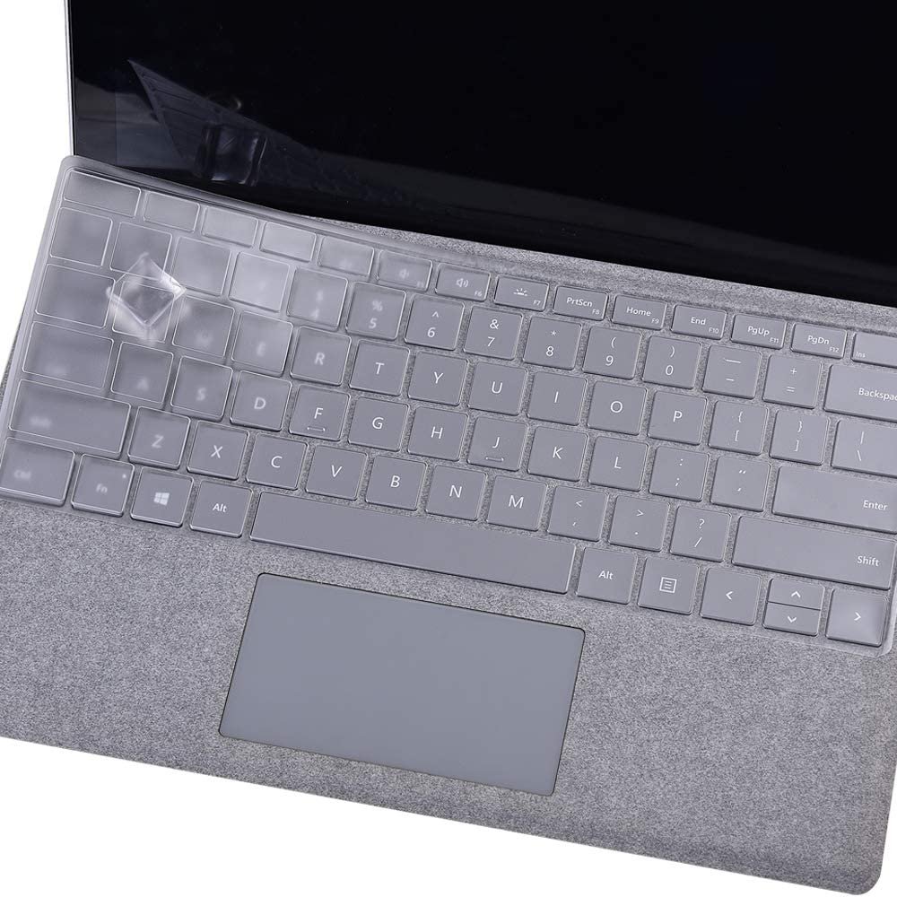 Ultra Thin Keyboard Cover Skin for Microsoft Surface Pro 7(2019) / 6(2018) / 5(2017) / 4 and Surface Book
