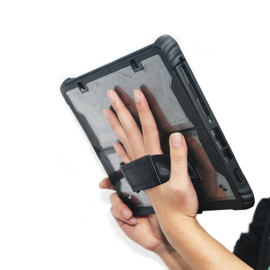 Dual Protection TPU PC Drop Resistance Laptop Handstrip Case Microsoft Surface Pro 9 Cover Compatible with Keyboard