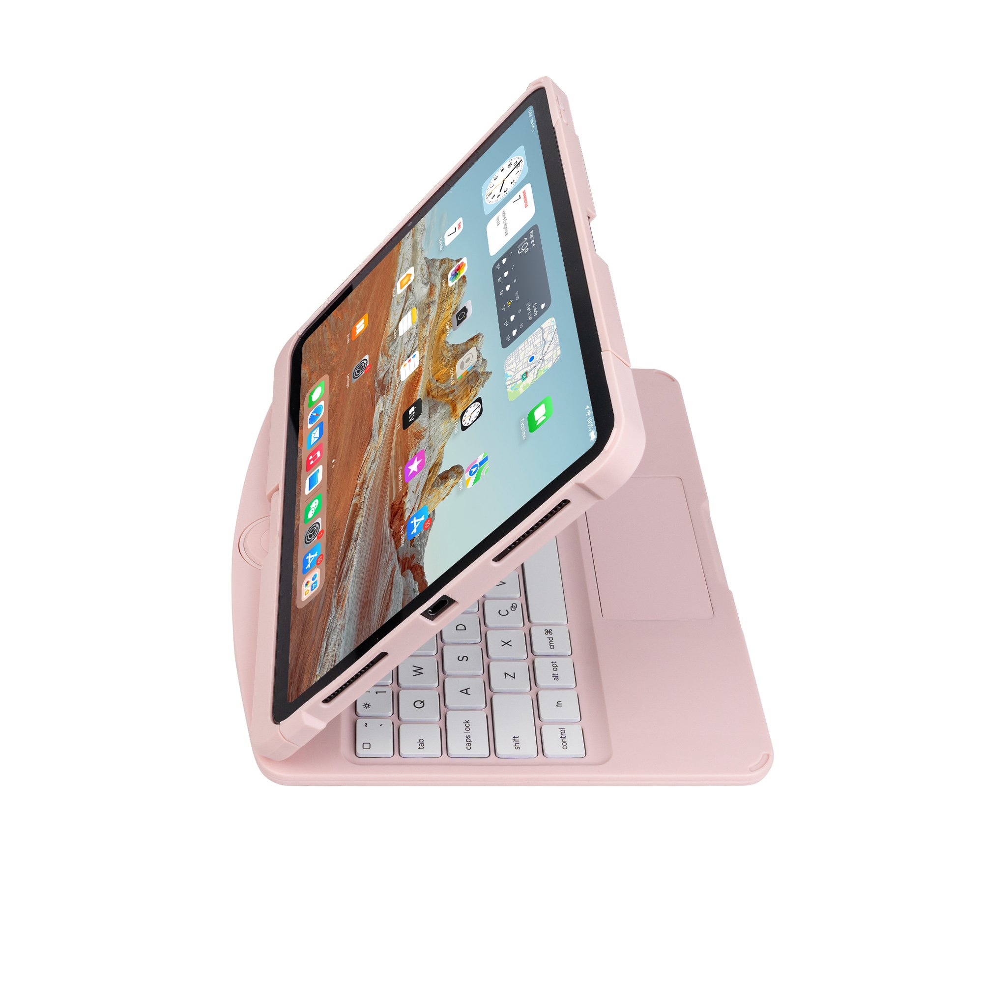 Factory Wholesale Price OEM/ODM 180 & 360 Degree Rotatable Magic Keyboard Case with Backlit for 10.9'', 11'' and 12.9'' iPad