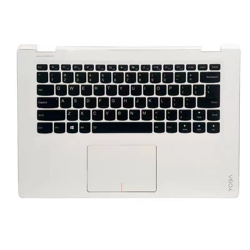 New Backlit Keyboard Palmrest Cover Touchpad For Lenovo Flex 4-1470 YOGA 510-14ISK 14AST Bottom Case