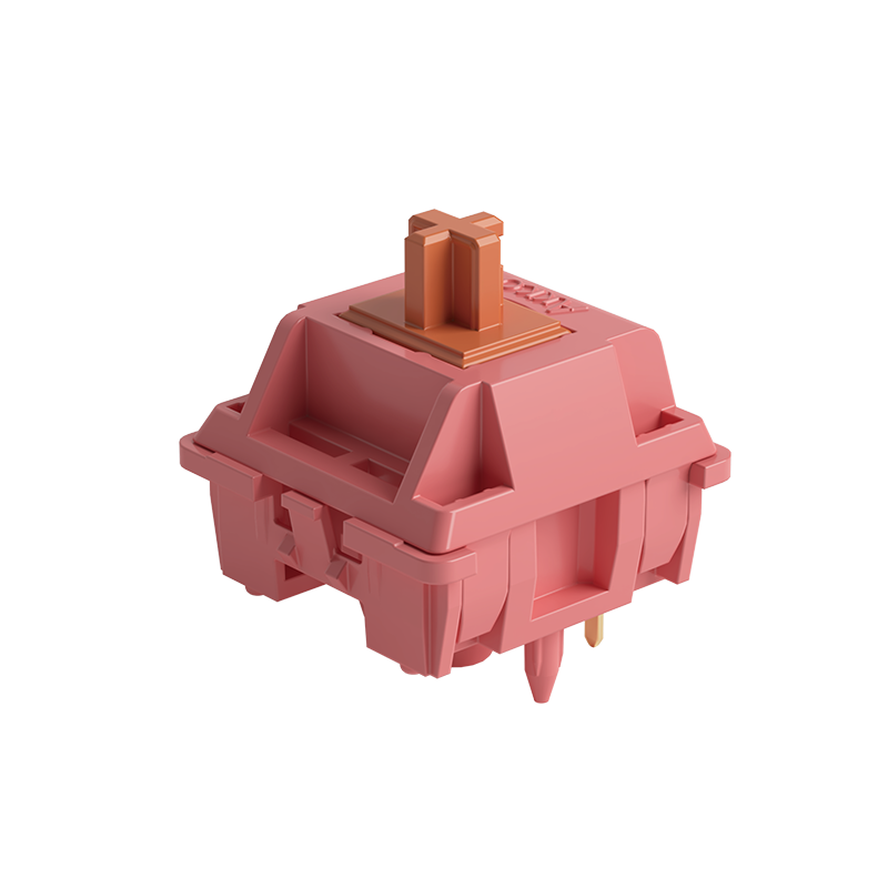 Akko Rosewood Switch 45 pcs Factory Lubed Low-pitch 5 Pin Switches Linear Keyboard Axis