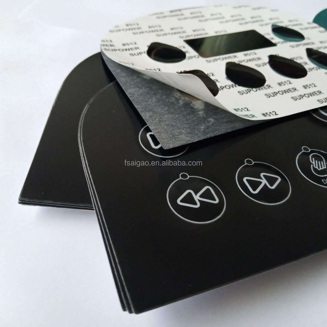 Factory OEM service custom PET tactile metal dome membrane overlay keypads control panel membrane switch membrane keyboard