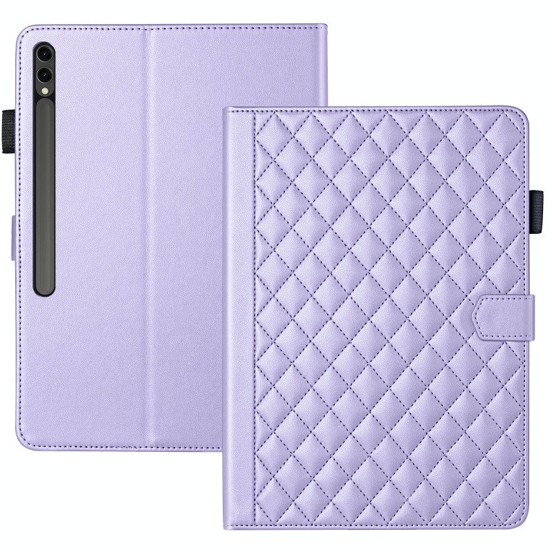 custom fashion Tablet Case for SAM S9FE A9 P610 ,Silicone PU Leather Case Cover for tab s8 s9, For A8 Wallet card holder case