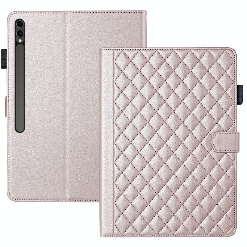 custom fashion Tablet Case for SAM S9FE A9 P610 ,Silicone PU Leather Case Cover for tab s8 s9, For A8 Wallet card holder case