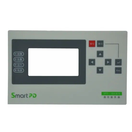 Polycarbonate Membrane Front Graphic Overlay