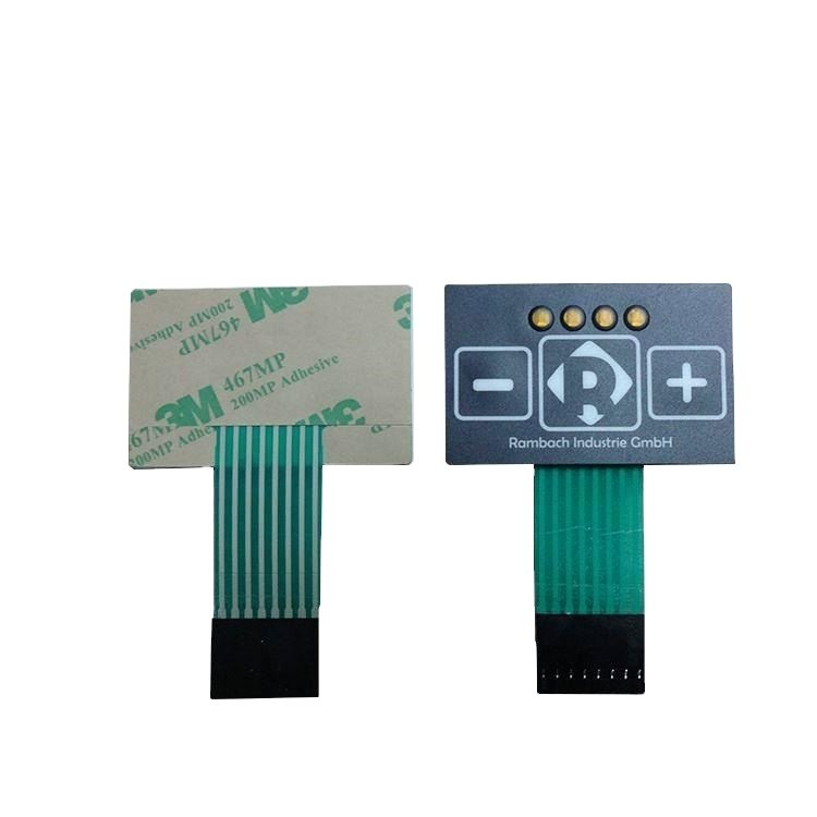 OEM Capacitive Touch Membrane Switch LED Illuminated Numeric membrane Keypads For Control Panel