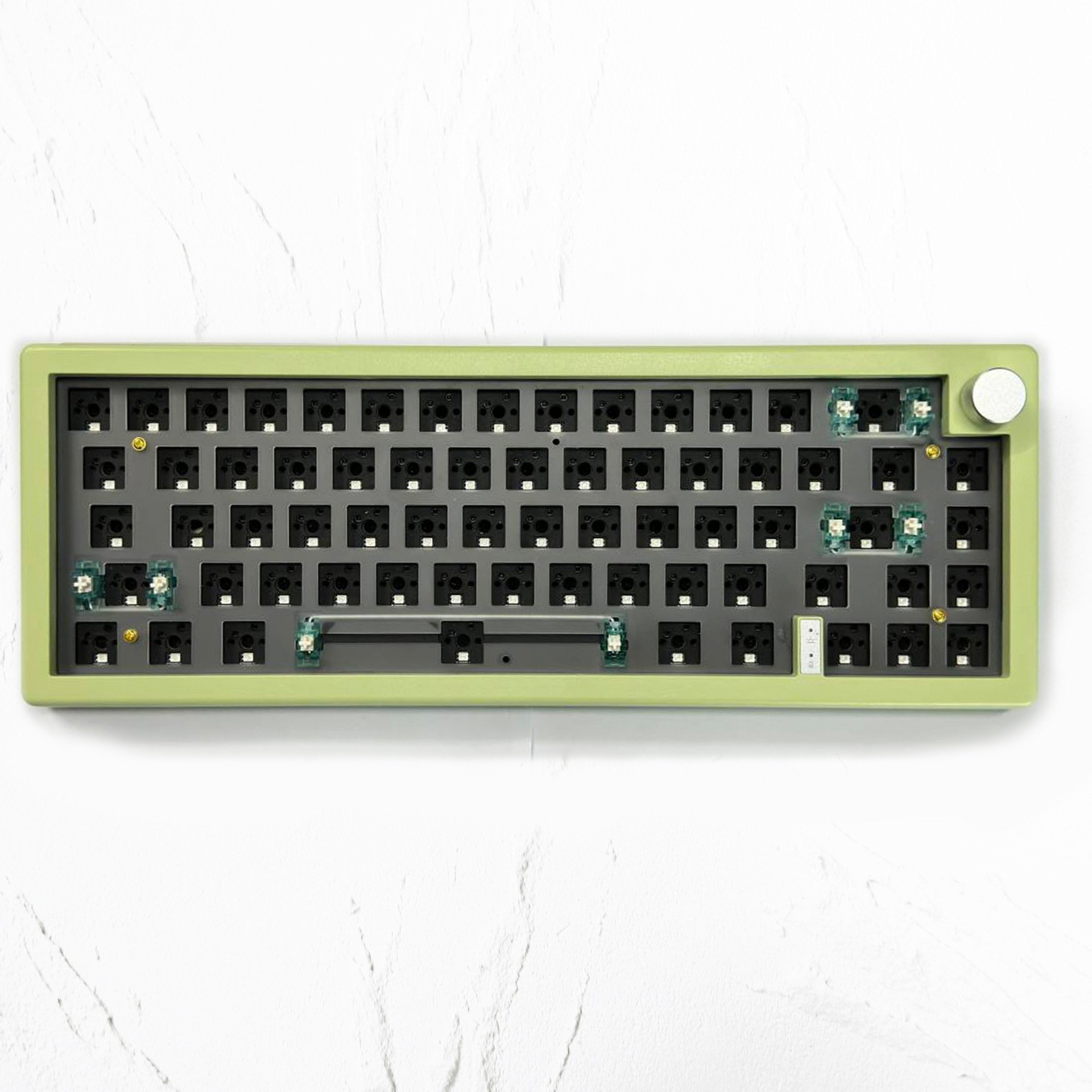 65% Zuoya GMK67 wireless keyboard kit Customs Switch keycaps DIY gaming bare keyboard RGB ABS 68 keycaps hot swap