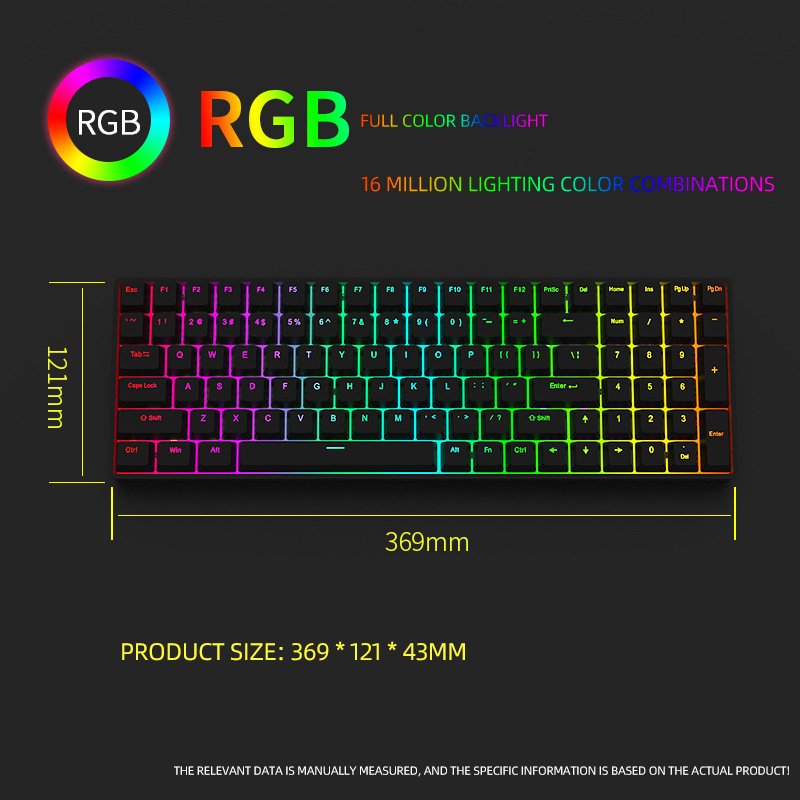 low price Mechanical Desktop diy Custom wireless electronics rechargeable notebook pc 100 key wired mini backlit gaming keyboard