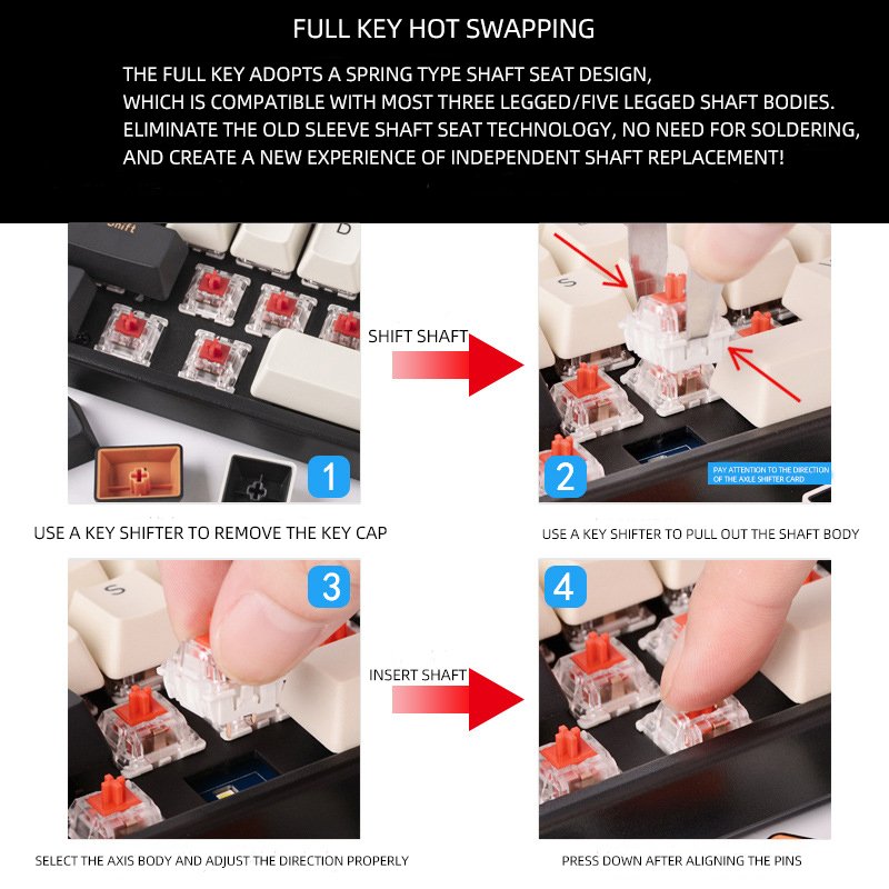low price Mechanical Desktop diy Custom wireless electronics rechargeable notebook pc 100 key wired mini backlit gaming keyboard