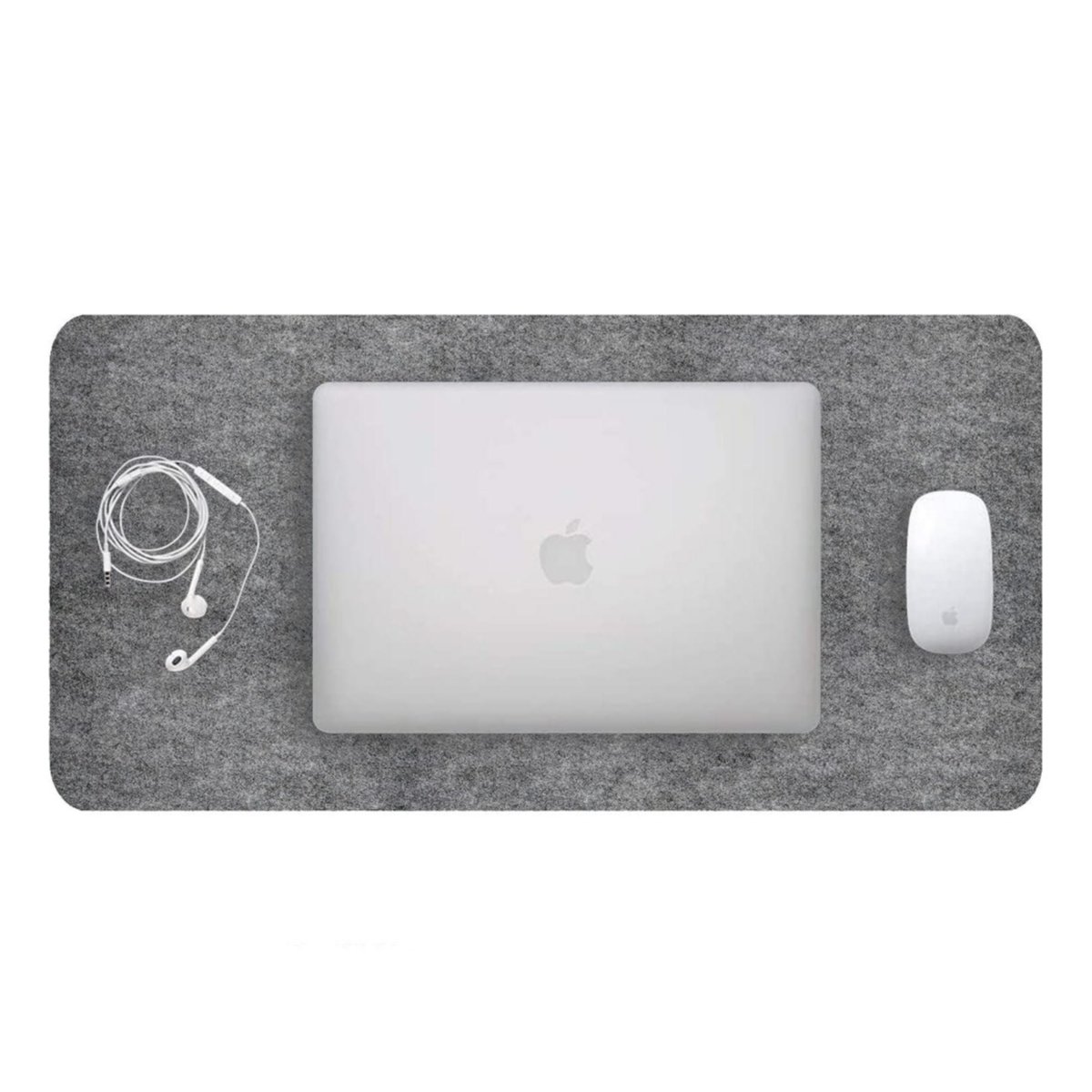 Large Felt Desk Pad Non-Slip Full Mouse Pad for Keyboard and Computer Table Mat Protector Cover for Home
