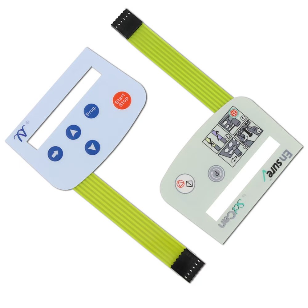 Hot Selling Product Graphic Oized Matrix Membrane Switch verlay Push Button Keypad Keyboard Custom
