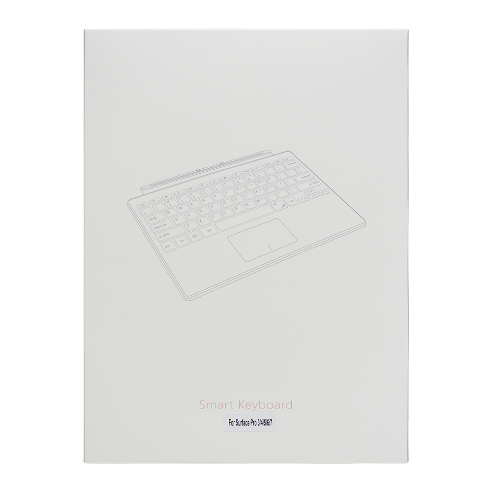 Type Cover Ultra-Slim Portable Rechargeable BT Wireless Keyboard with Touchpad for Microsoft Surface Pro 3/4/5/6/7/8