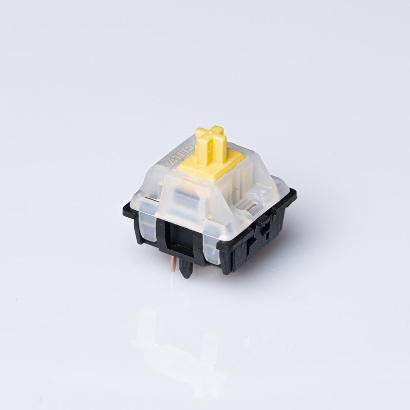 GATERON New KS-3-x47 Pro Yellow switch 5-pin Pre-lubed RGB gaming mechanical DIY hotswap keyboard switch
