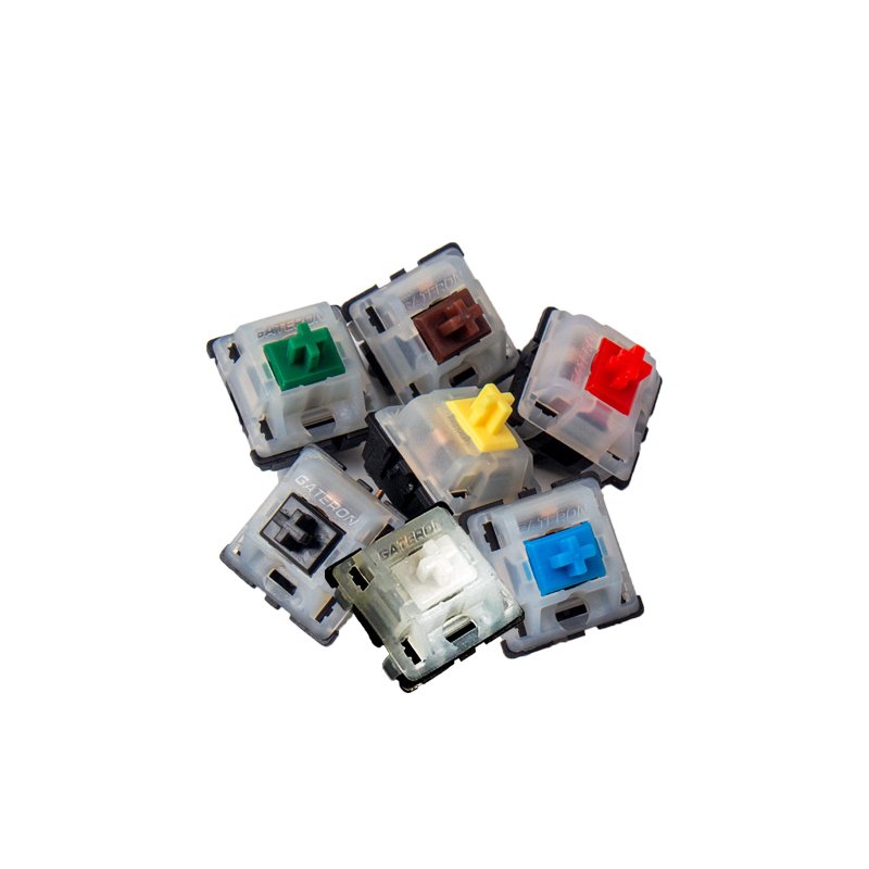 GATERON New KS-3-x47 Pro Yellow switch 5-pin Pre-lubed RGB gaming mechanical DIY hotswap keyboard switch