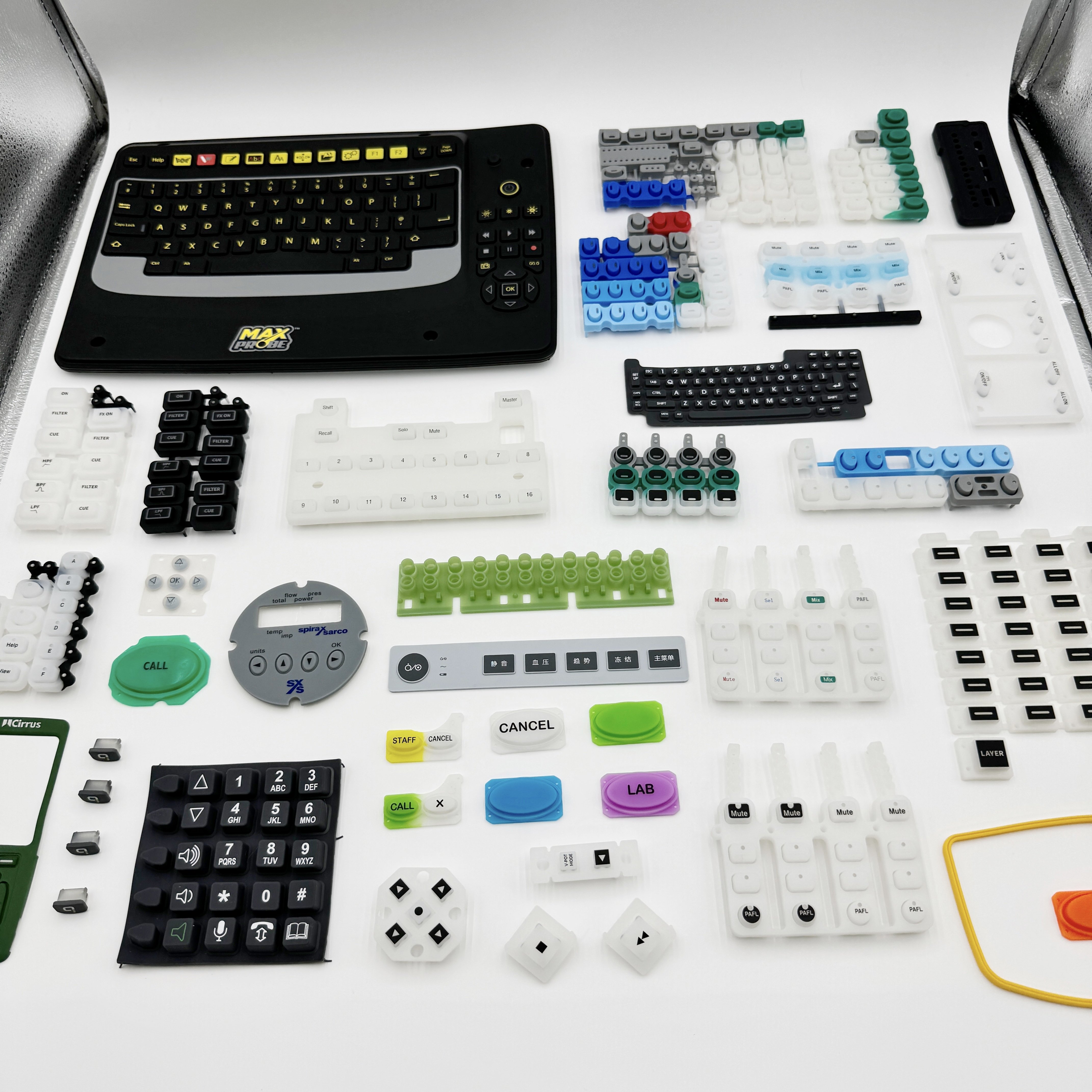 OEM & ODM Tailored Silicone Molds for Buttons Seal Ring Keyboard Keypads Switches-Moulding Processing Service Available