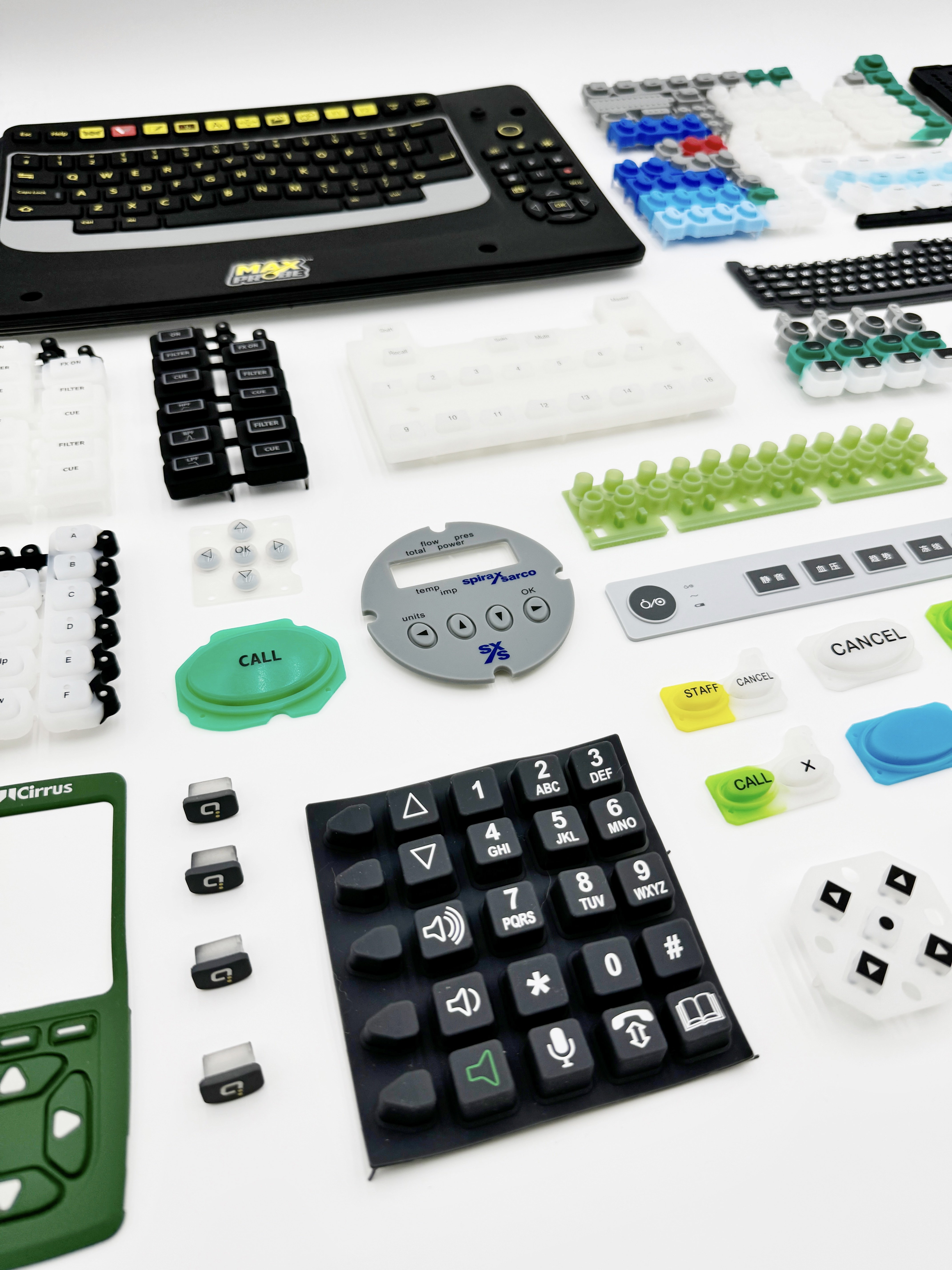 OEM & ODM Tailored Silicone Molds for Buttons Seal Ring Keyboard Keypads Switches-Moulding Processing Service Available