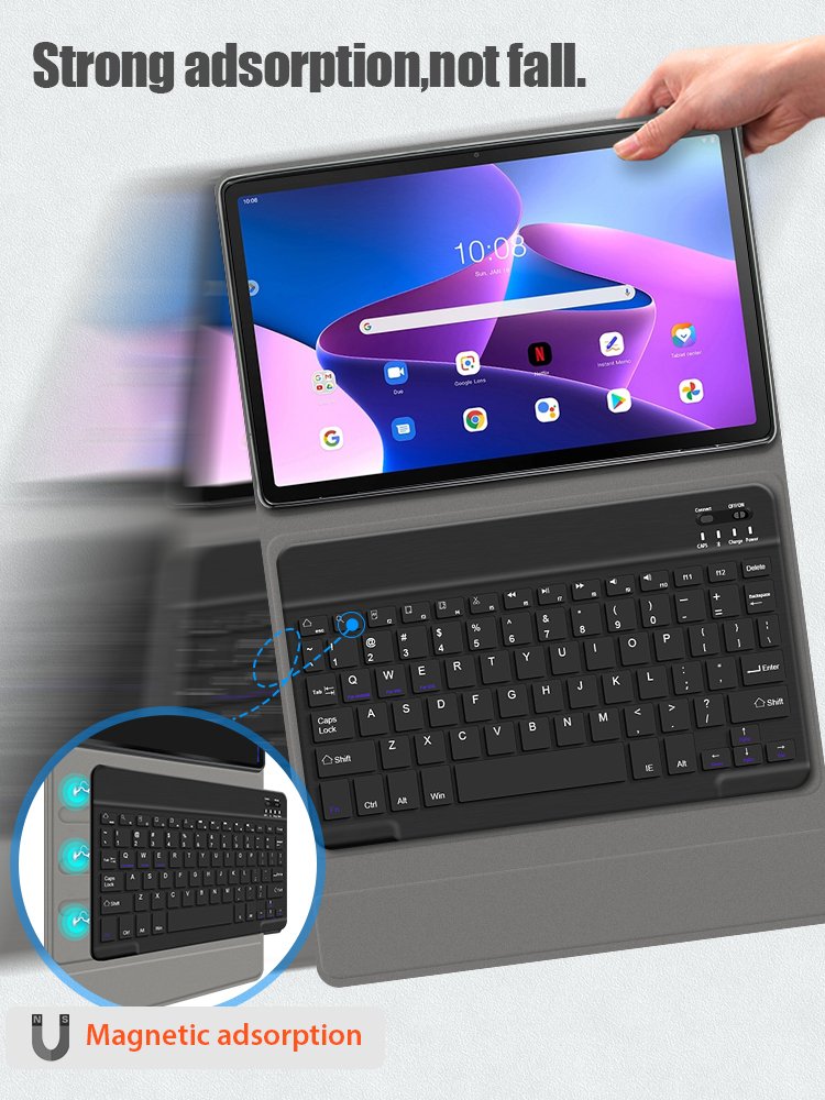 wireless Keyboard case for Lenovo Tab M10 3rd Gen 10.1" 2022 TB- 325F 328F wireless keyboard cover factory wholesales
