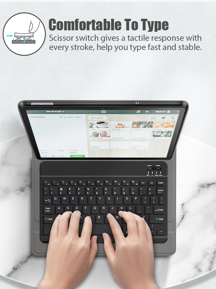 wireless Keyboard case for Lenovo Tab M10 3rd Gen 10.1" 2022 TB- 325F 328F wireless keyboard cover factory wholesales